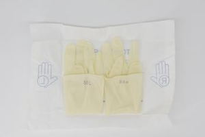 Sterile White Latex Surgical Glove For Surgery