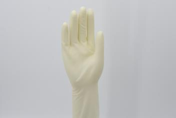 Sterile White Latex Surgical Glove For Surgery
