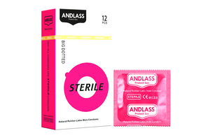 ANDLASS® Big Dotted Sterile Condoms